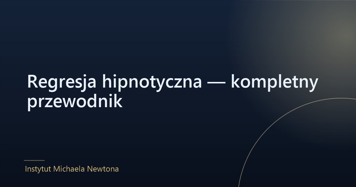 Regresja hipnotyczna — symboliczna ścieżka światła prowadząca w głąb wspomnień