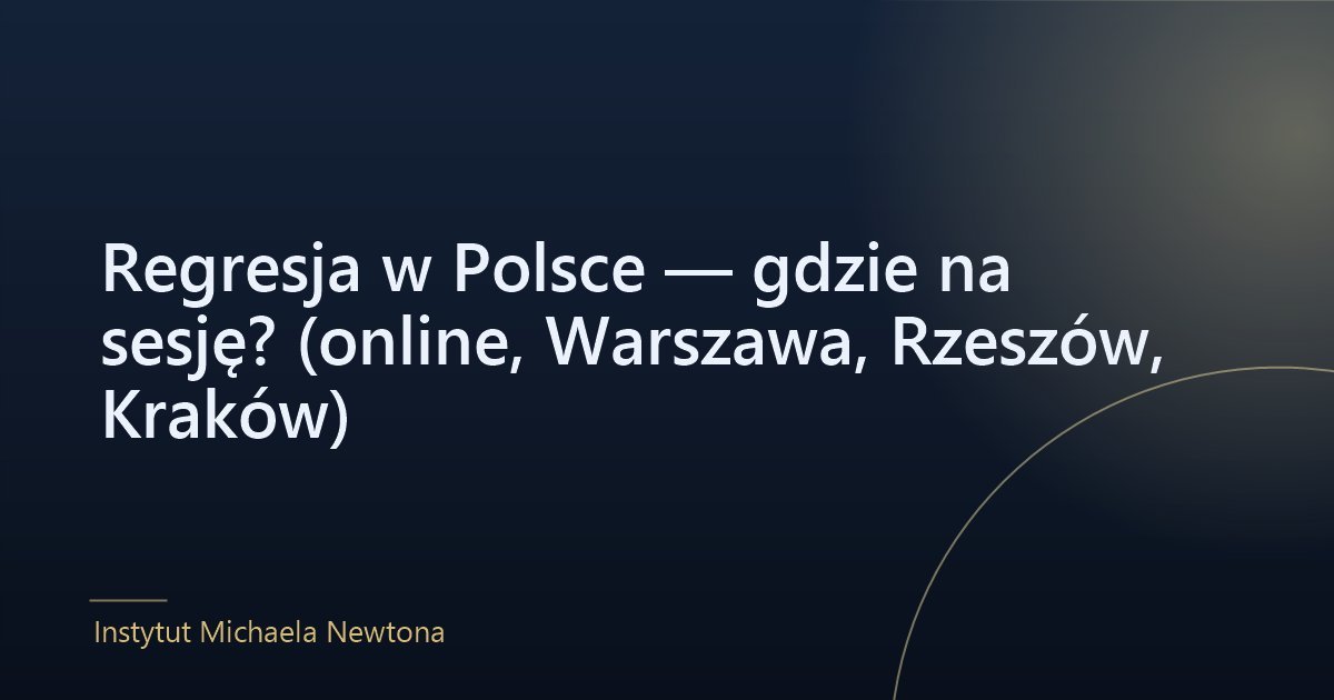 Regresja w Polsce — mapa z łagodnymi punktami światła w miastach, ilustracja